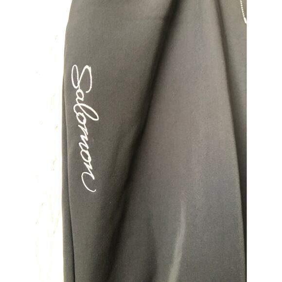 Salomon Clima Pro Ski Snow Pants Women Black Waterproof Pockets Size 10 New - Picture 4 of 16